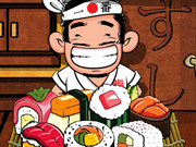 ألعاب مطعم السوشي الياباني